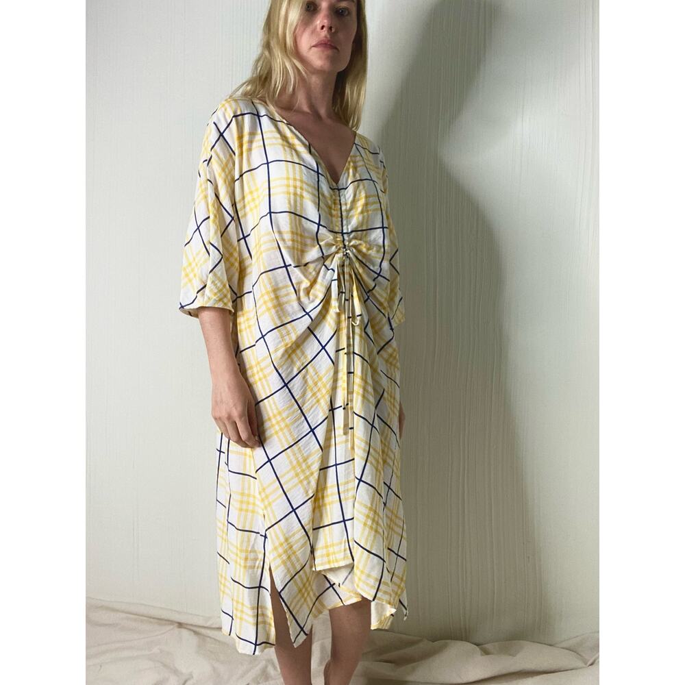 Intentionally Blank One Size Oversized Plaid Caft… - image 2